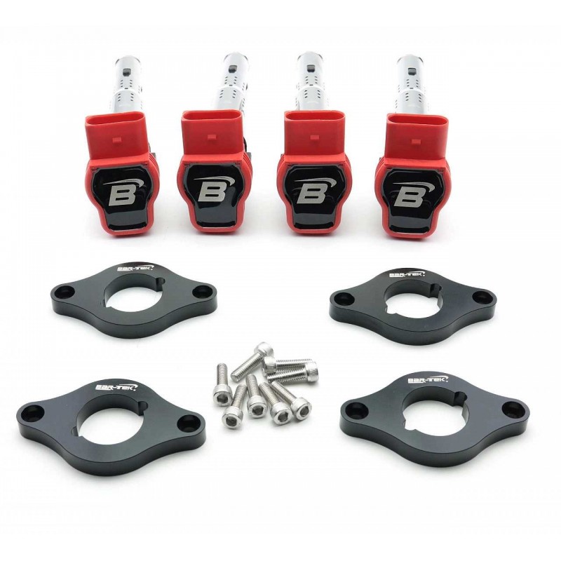 KIT ADATTATORI OVALI + BOBINE RACING 1.8T 20V