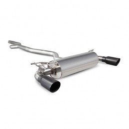 CATBACK VALVED NON RESONATED BLACK 140I