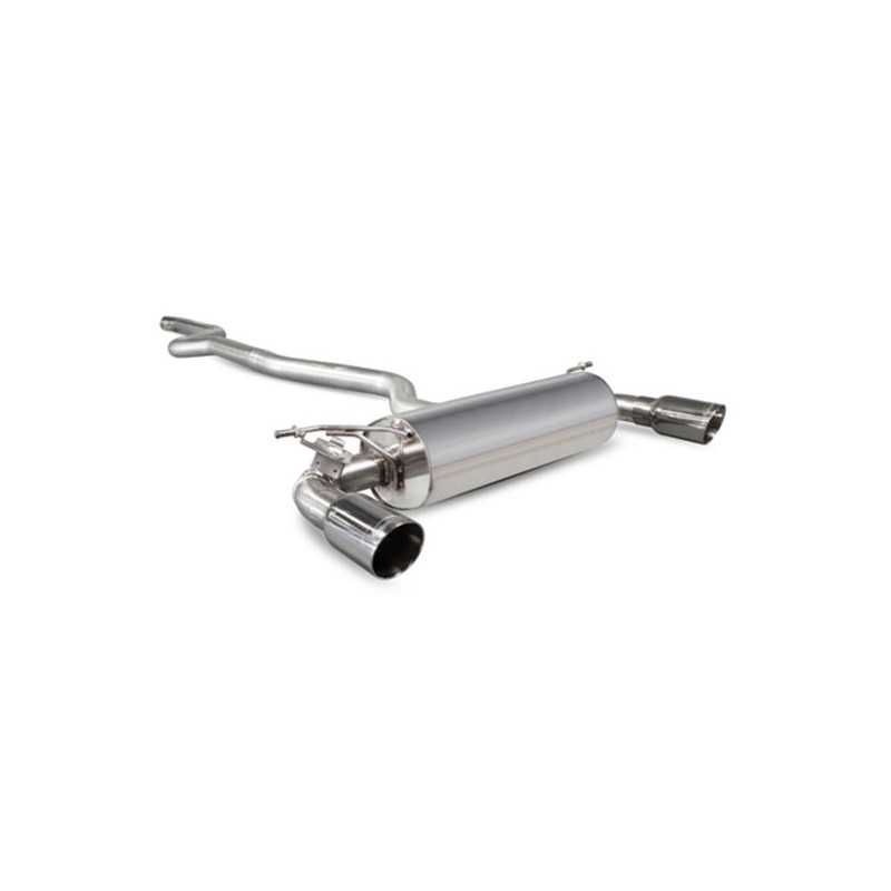 CATBACK VALVED NON RESONATED POLISHED 140I