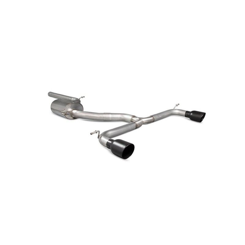 CATBACK NON-RESONATED BLACK GTI