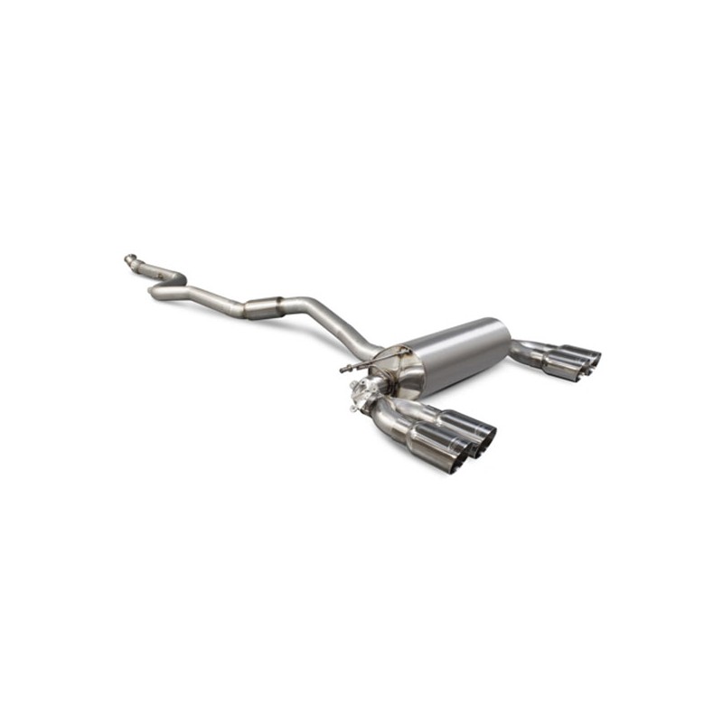 CATBACK RACING VALVED POLISHED M2