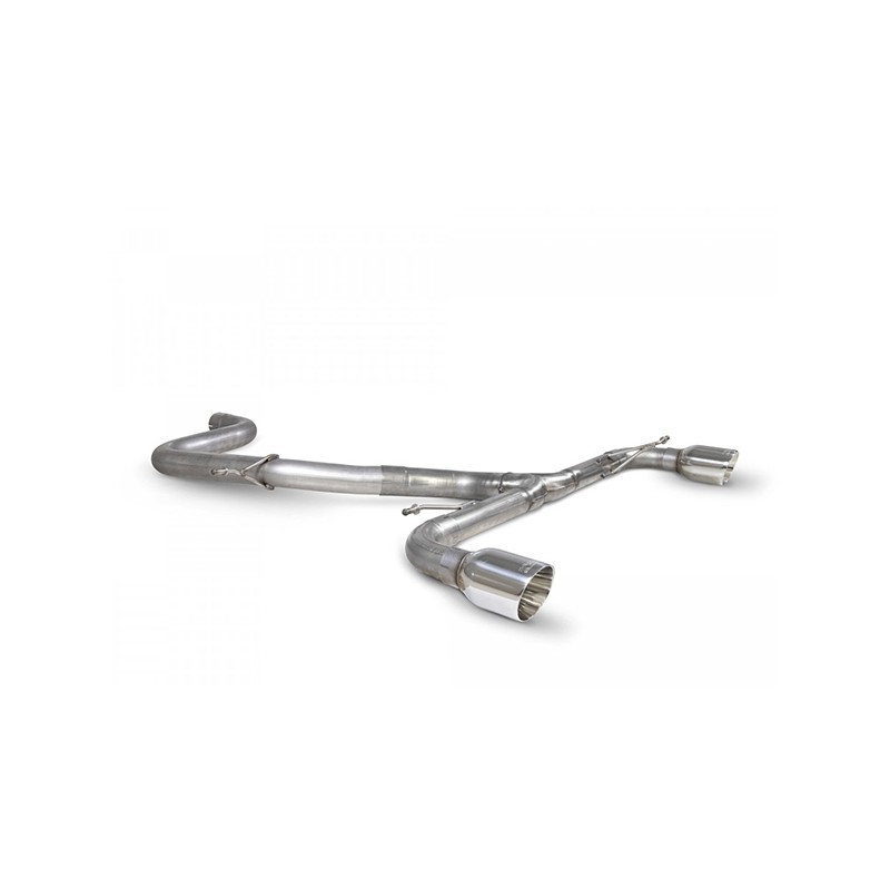 CATBACK NON-RESONATED PREDATOR GTI POLISHED