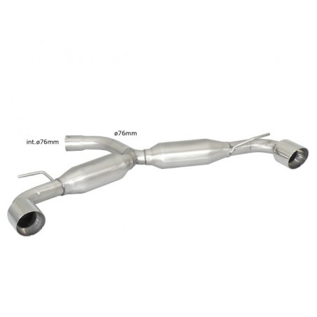 TERMINALE SILENCED GTI 76MM