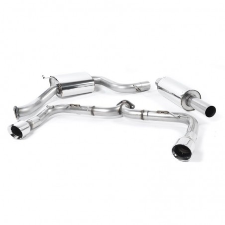 CATBACK NON RESONATED POLISHED GT100