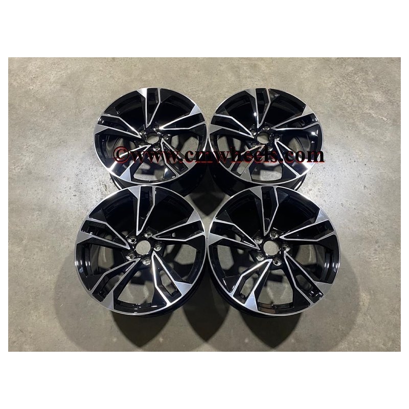 CERCHI S5 STYLE GLOSS BLACK MACHINED