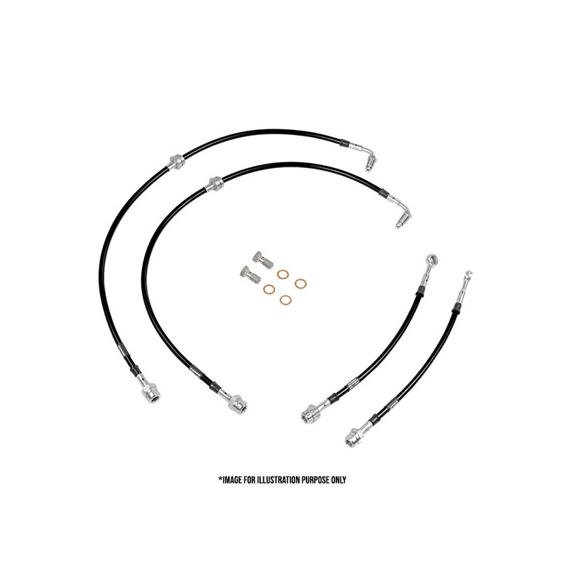 KIT TUBI FRENO IN TRECCIA SILVIA 200SX S13