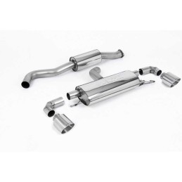 CATBACK RESONATED OPF-GPF 76MM POLISHED TRIMS YARIS GR