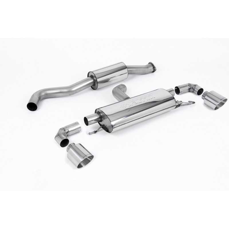 CATBACK RESONATED OPF-GPF 76MM POLISHED TRIMS YARIS GR