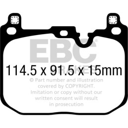 BRAKE PADS ANTERIORI YELLOW STUFF