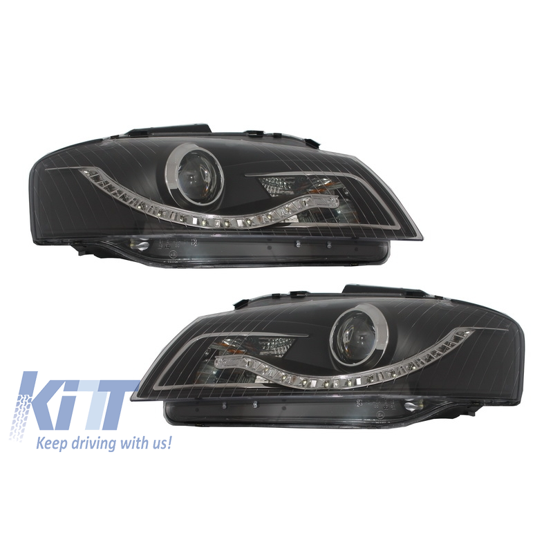 FARI ANTERIORI DAYLIGHT DRL BLACK PRE-FACELIFT