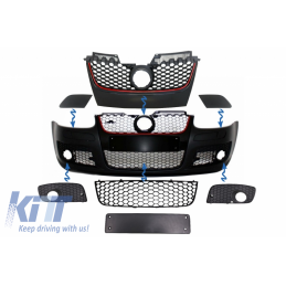 KIT GRIGLIE PARAURTI GTI DESIGN
