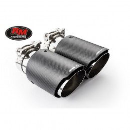 TERMINALE SINGOLO CARBONIO OPACO