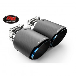 TERMINALE SINGOLO CARBONIO OPACO