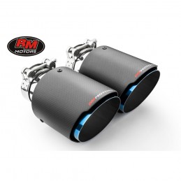 TERMINALE SINGOLO CARBONIO OPACO