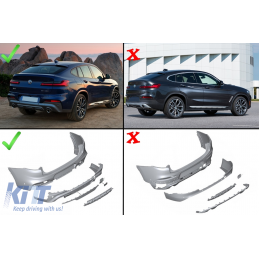 DIFFUSORE POSTERIORE DOPPIA USCITA M-SPORT